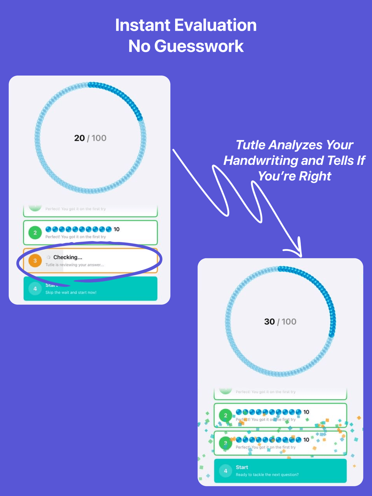Safe COPPA-compliant AI providing instant math answer evaluation for kids
